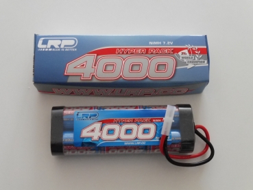 LRP Hyper Pack 4000-7,2V  6-ZELLEN - TAMIYA STECKER - NIMH STICKPACK #71130